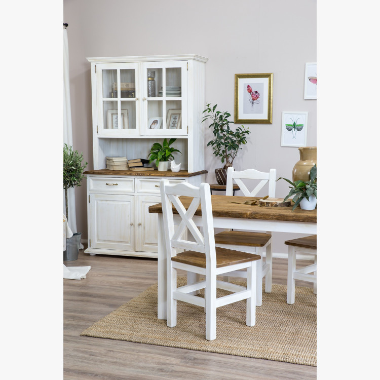 Üveges vitrin provence stílusban  - 6