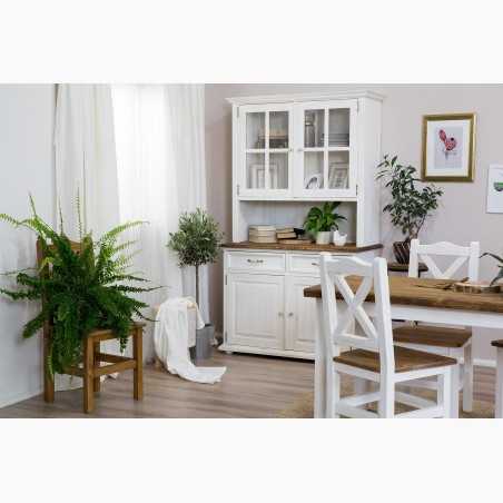 Üveges vitrin provence stílusban  - 7