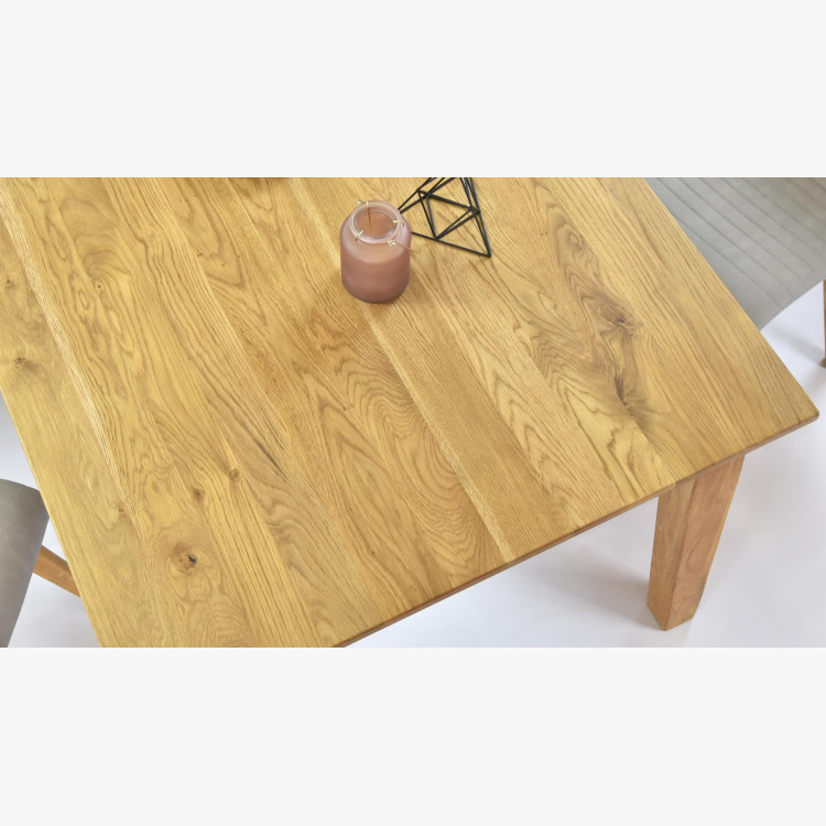 Tömör tölgyfa asztal 160 x 90 cm  - 9