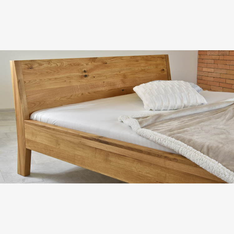 Luxus tömör tölgyfa ágy, marina 160 x 200 cm  - 6