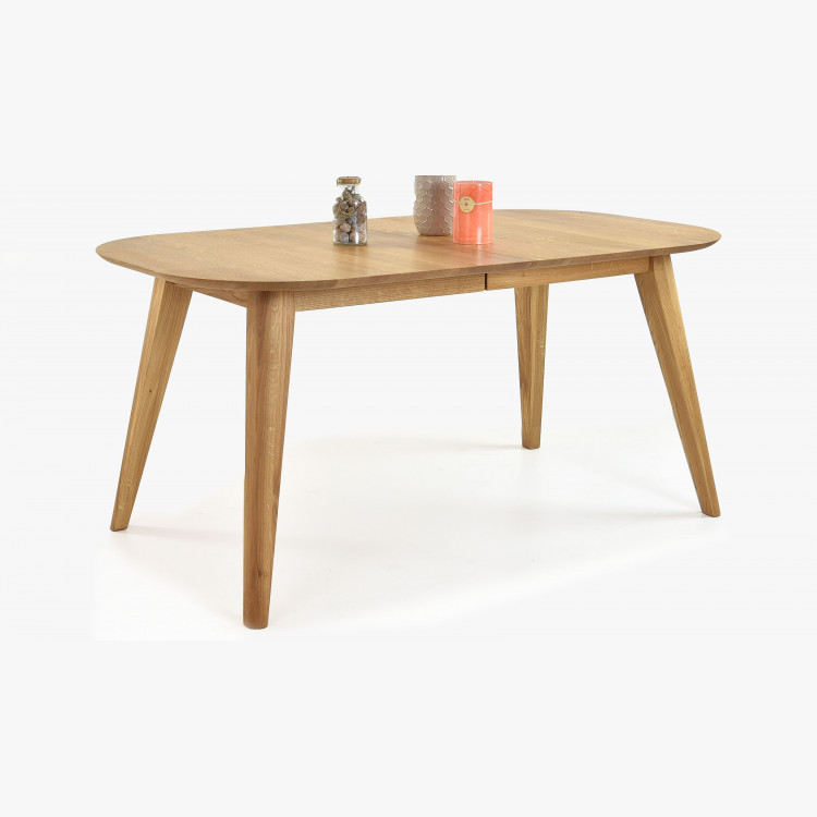 Bővíthető ovális asztal, tömör tölgyfa, Otawa Xl  - 3