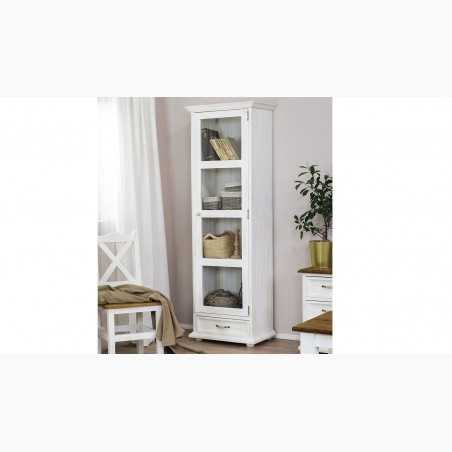 Provence stílusú egyajtós vitrin,  Vit 116  - 3