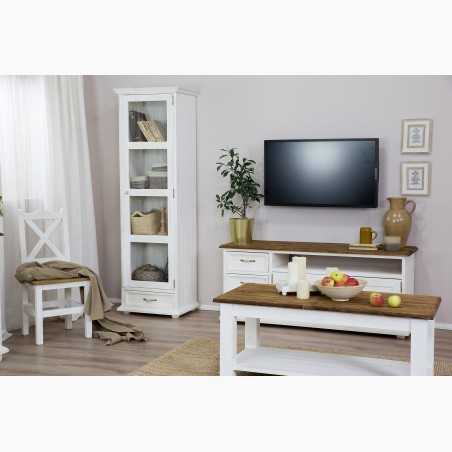 Provence stílusú egyajtós vitrin,  Vit 116  - 4