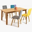 Tömörfa MIREK étkezőasztal és Arosa székek   - 1
