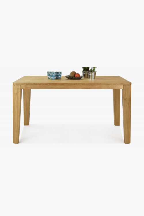 Tölgyfa étkezőasztal, YORK modell 140 x 80 cm , Tölgy asztalok