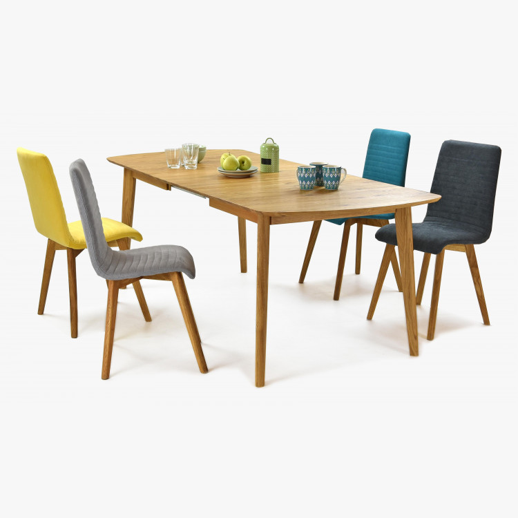 Bővíthető tömörfa Arles asztal és Arosa székek  - 1