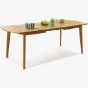 Bővíthető tömörfa Arles asztal és Arosa székek  - 5