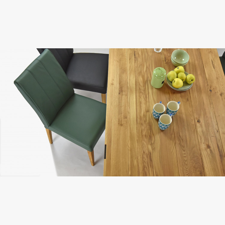 Szék valódi bőr - zöld szín Klaudia  - 2