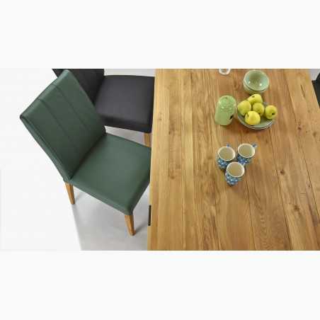 Szék valódi bőr - zöld szín Klaudia  - 2