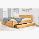 Rakodóteres tömörfa ágy, Julia 160 x 200 cm  - 3