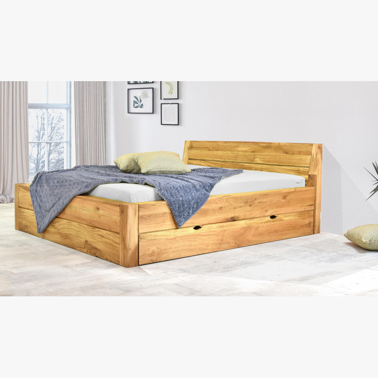 Rakodóteres tömörfa ágy, Julia 160 x 200 cm  - 9