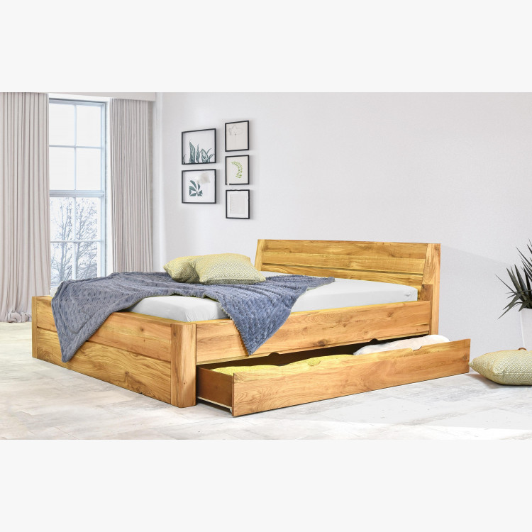 Rakodóteres tömörfa ágy, Julia 160 x 200 cm  - 15