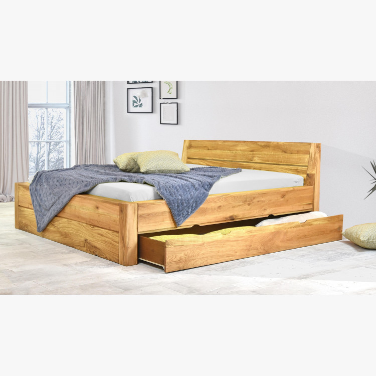 Rakodóteres tömörfa ágy, Julia 160 x 200 cm , Fa ágyak