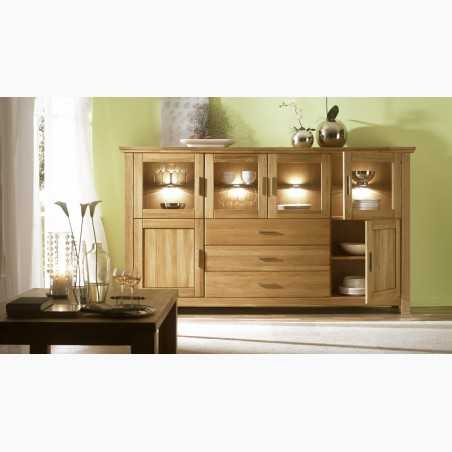 Nagy tölgyfa komód a nappaliba, Alexandra 48  - 6