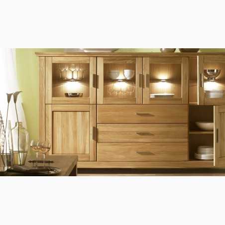 Nagy tölgyfa komód a nappaliba, Alexandra 48  - 7