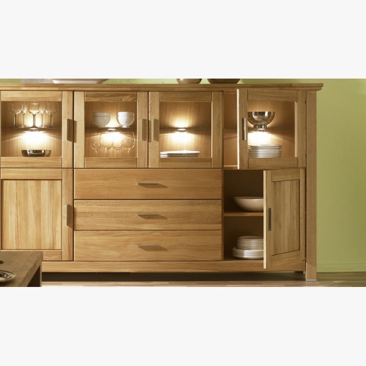 Nagy tölgyfa komód a nappaliba, Alexandra 48  - 8