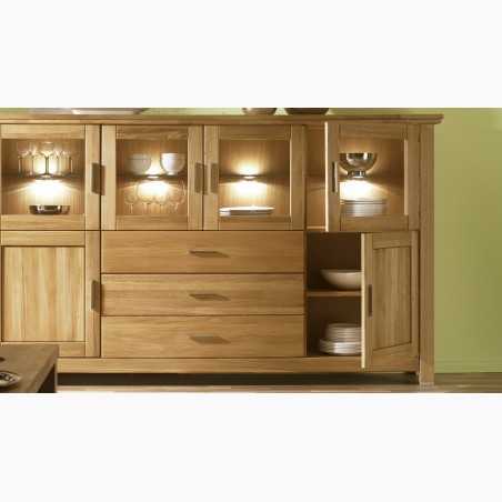 Nagy tölgyfa komód a nappaliba, Alexandra 48  - 8