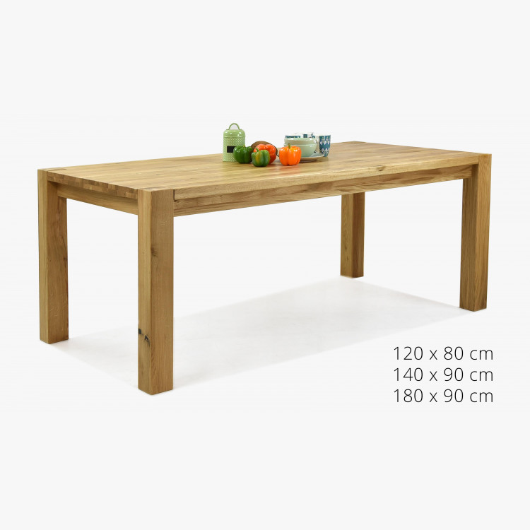 Étkező összeállítás tömörfából - Košice asztal + Virginia székek  - 5