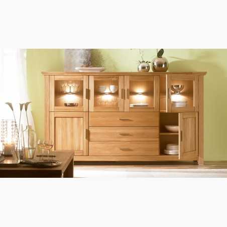 Nagy tölgyfa komód a nappaliba, Alexandra 48  - 9