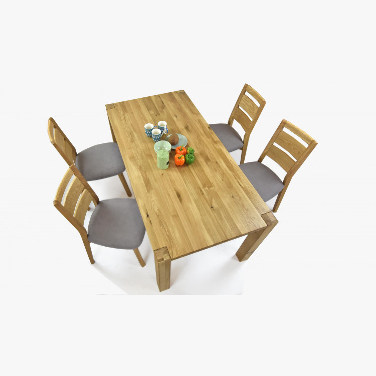Étkező összeállítás tömörfából - Košice asztal + Virginia székek  - 13
