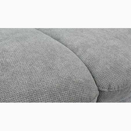 Ágyazható sarok ülőgarnitúra, szürke szín, fém lábak, Haiti Jobb sarok  - 11