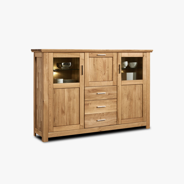 Nagy tölgyfa tálalószekrény, Alexandra 47  - 3
