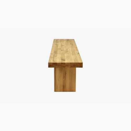 Lavice az étkezőbe tömör fából - tölgy 200 cm, Seman  - 3