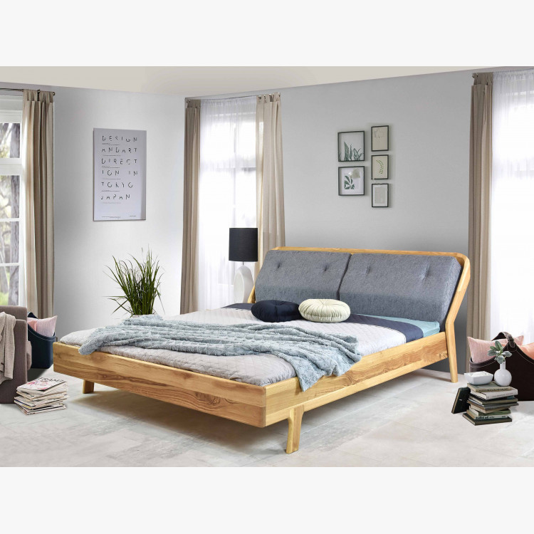 Luxus tölgy ágy, magasított lábakkal, Milenium 160 x 200  - 13