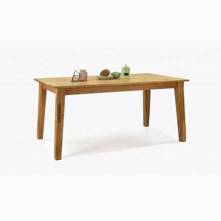 Mirek tölgyfa étkezőasztal és Arosa szürke székek  - 5