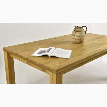 Tölgyfa étkezőasztal 160 x 90 cm  - 7