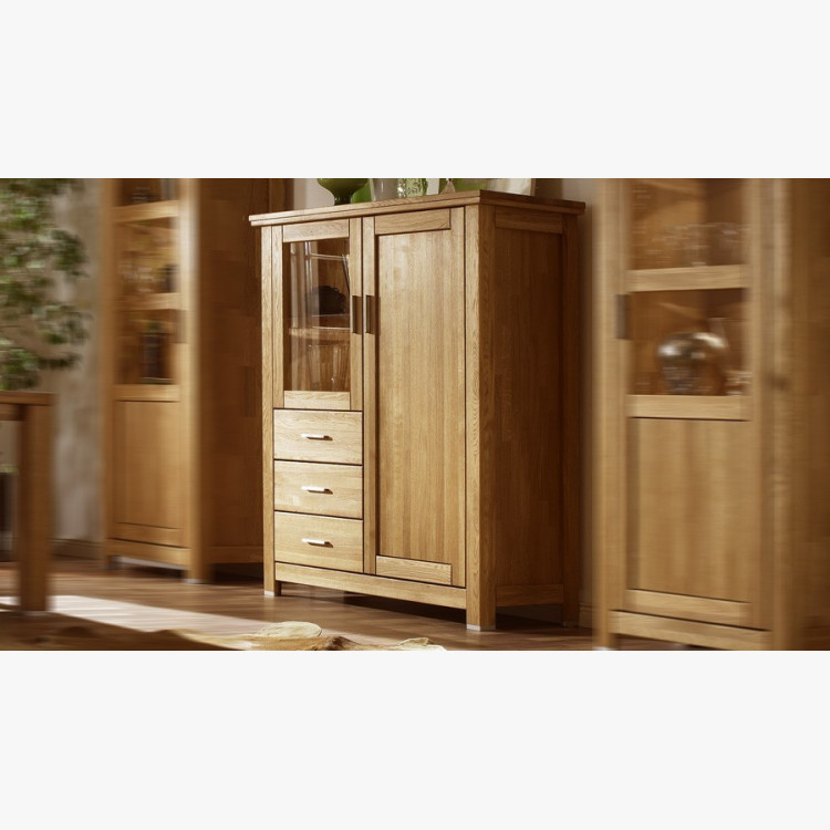 Üveges tölgyfa komód, Alexandra 45  - 5