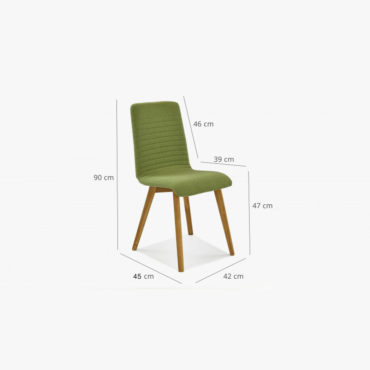 Konyhai szék - zöld, Arosa - Lara Design  - 6