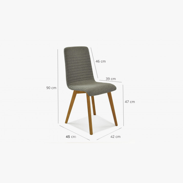 AKCIÓ Konyhai székek - szürke , Arosa - Lara Design  - 9