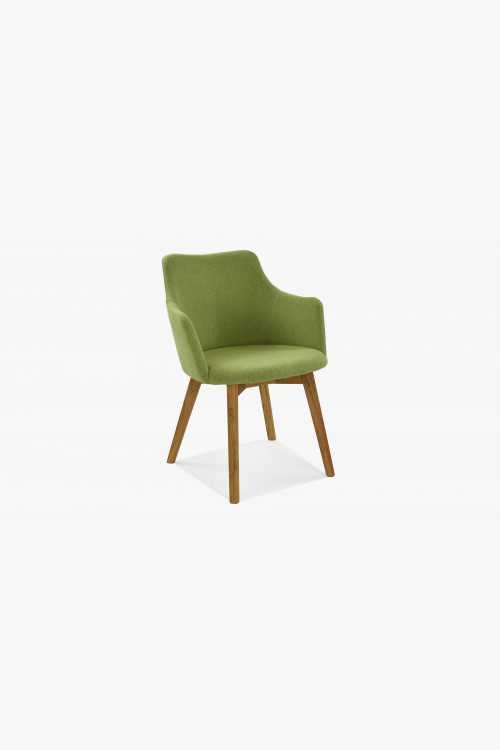 Karfás szék - Bella, Lady zöld , Ebédlő székek