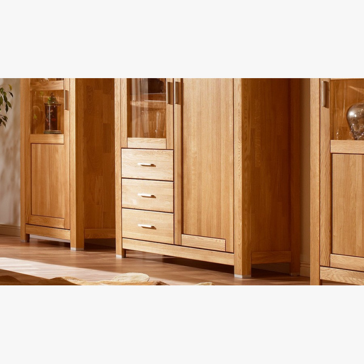 Üveges tölgyfa komód, Alexandra 45  - 8