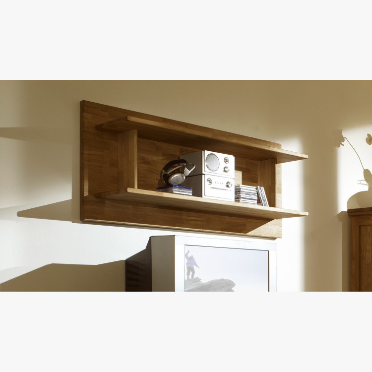 Falra erősíthető tölgyfa polc, Alexandra 31  - 2