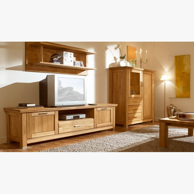 Falra erősíthető tölgyfa polc, Alexandra 31  - 4