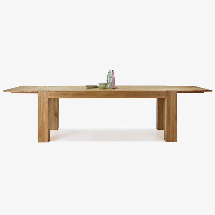 Tölgyfa asztal bővítő elemekkel - George II  - 2