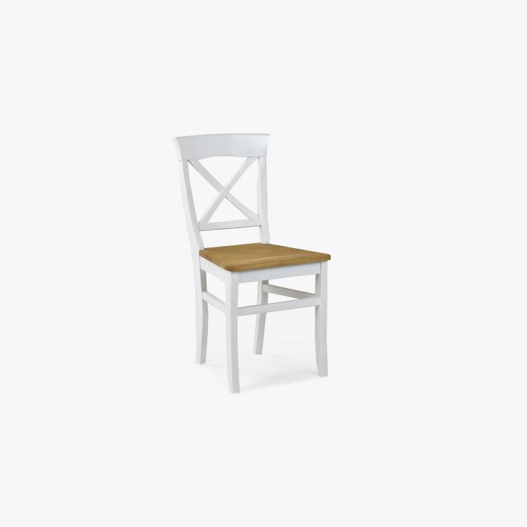 Tölgyfa szék Torina tölgy + fehér  - 3
