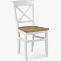 Tölgyfa szék Torina tölgy + fehér  - 4