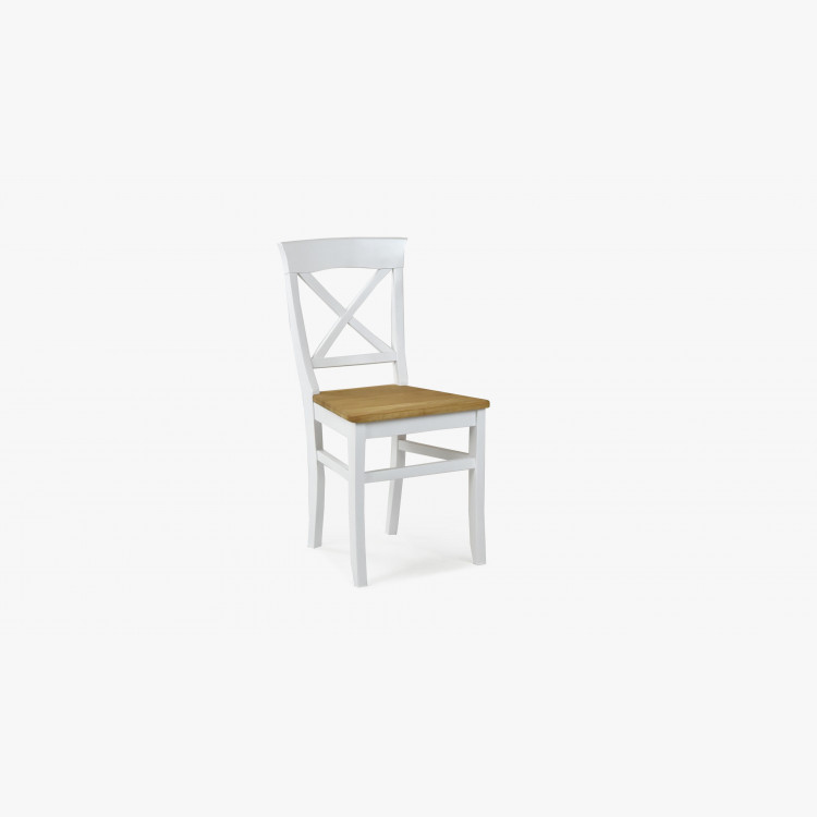 Tölgyfa szék Torina tölgy + fehér  - 4