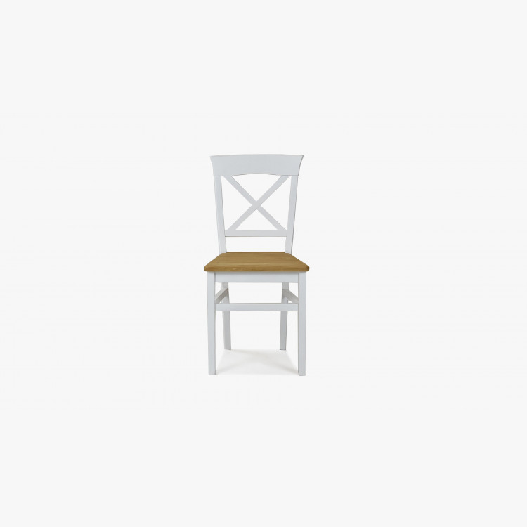 Tölgyfa szék Torina tölgy + fehér  - 5