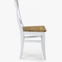 Tölgyfa szék Torina tölgy + fehér  - 6