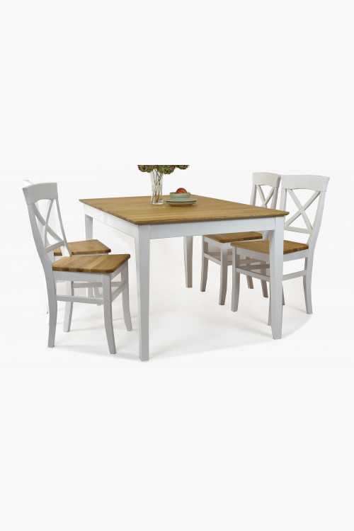 Tömörfa étkezőasztal és székek, Torina + Tomino , Tömörfa ebédlő szettek