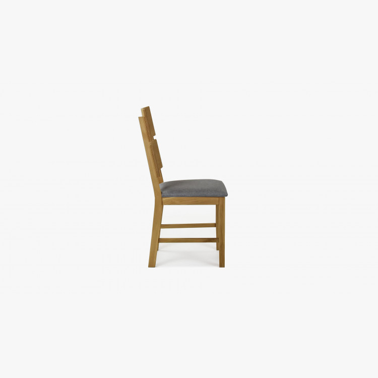 Nora tölgyfa szék - szürke- MEGA akció  - 6