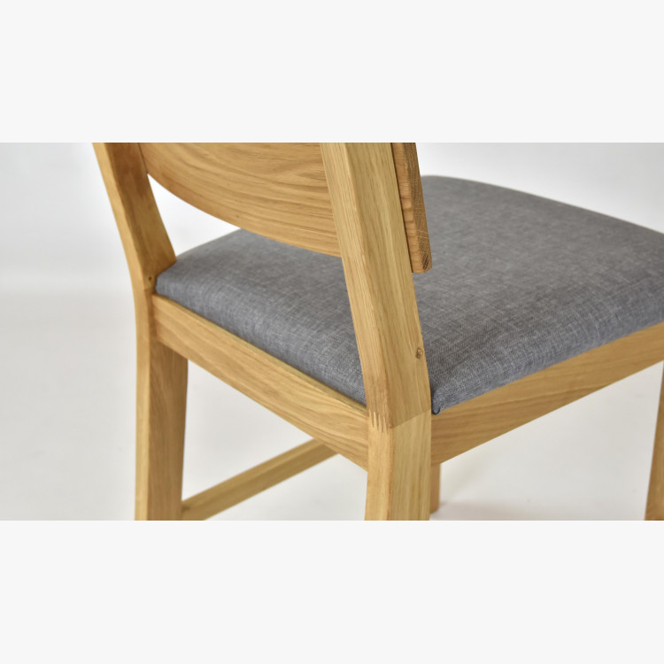 Nora tölgyfa szék - szürke- MEGA akció  - 7