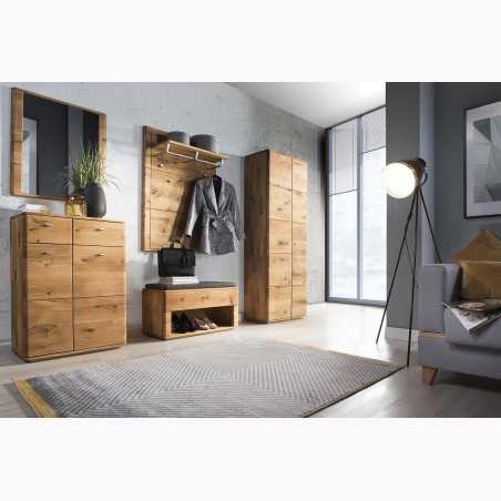 Komód - Tölgyfa tömörfa cipőtartó, Texas 10  - 10