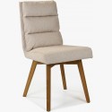 Kényelmes szék, tölgyfa lábak bézs, Kampa  - 3
