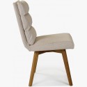 Kényelmes szék, tölgyfa lábak bézs, Kampa  - 5