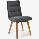 Kényelmes szék, Kampa - tölgyfa lábak, sötétszürke  - 3